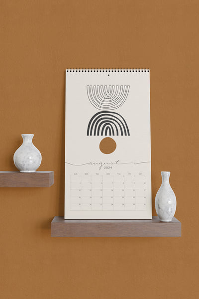 2024 Wall Calendar - Modern Minimalist