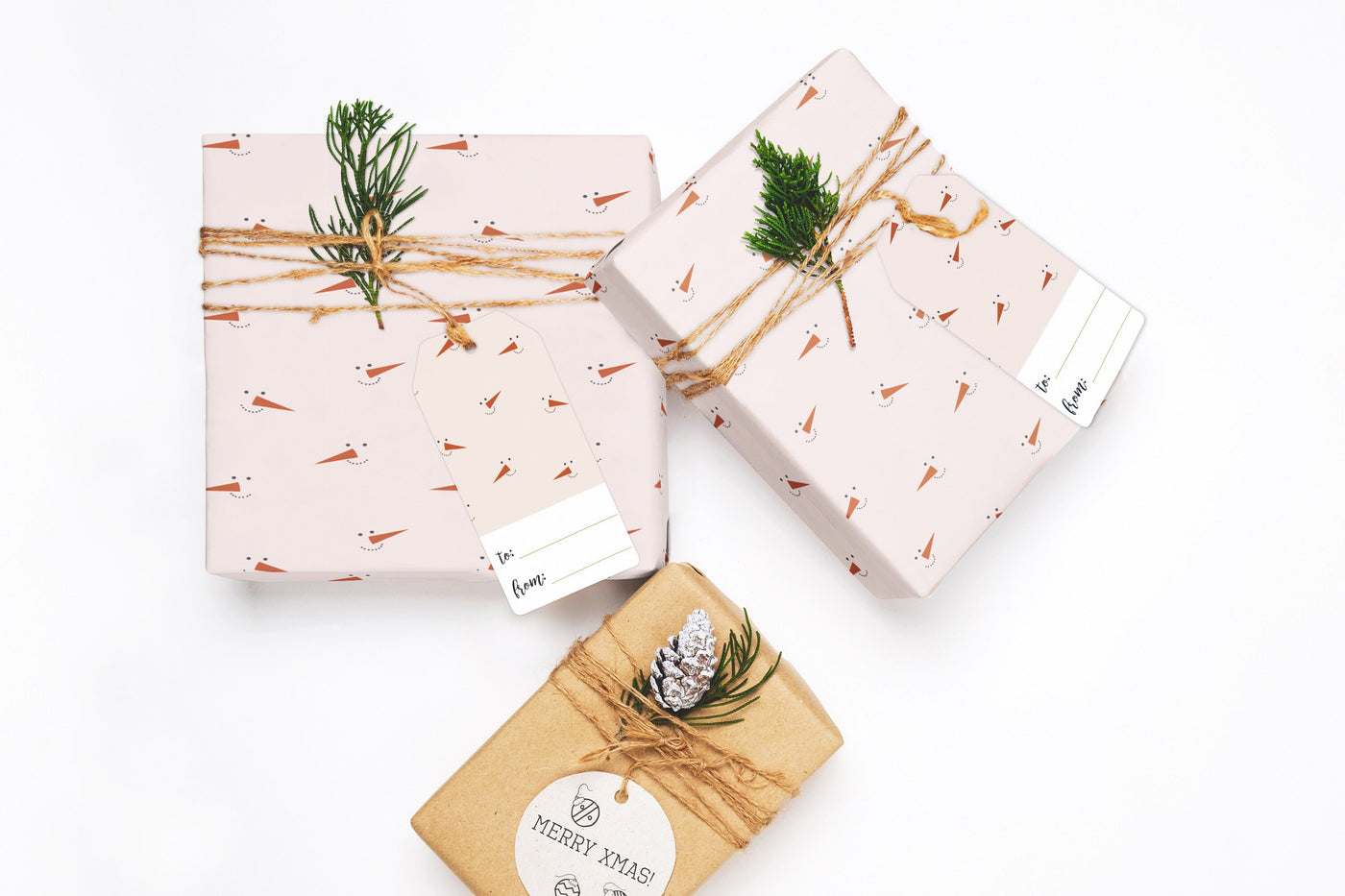 Gift wrap, Snowman