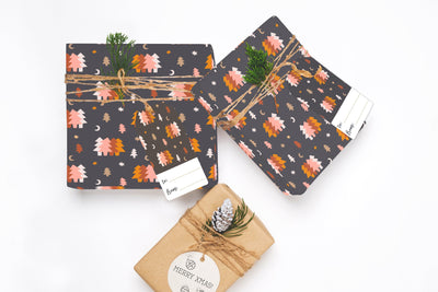 Gift Wrap, Navy Christmas