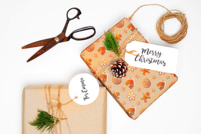 Wrapping Paper - Gift wrap sheets with fun boho pattern design - Holiday wrapping paper your Xmas gifts, Christmas Gifts, Best friend gifts