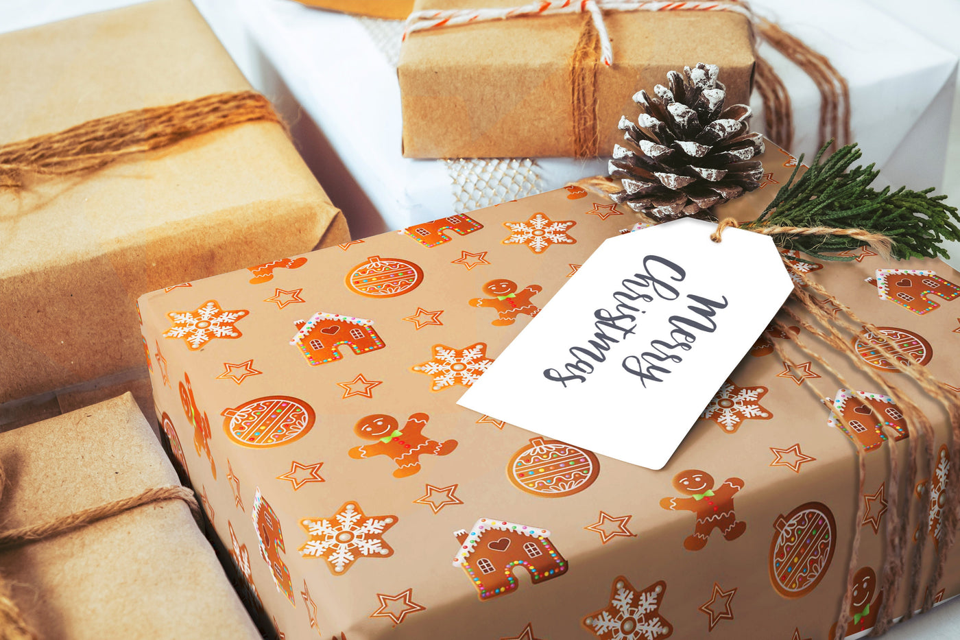 Wrapping Paper - Gift wrap sheets with fun boho pattern design - Holiday wrapping paper your Xmas gifts, Christmas Gifts, Best friend gifts