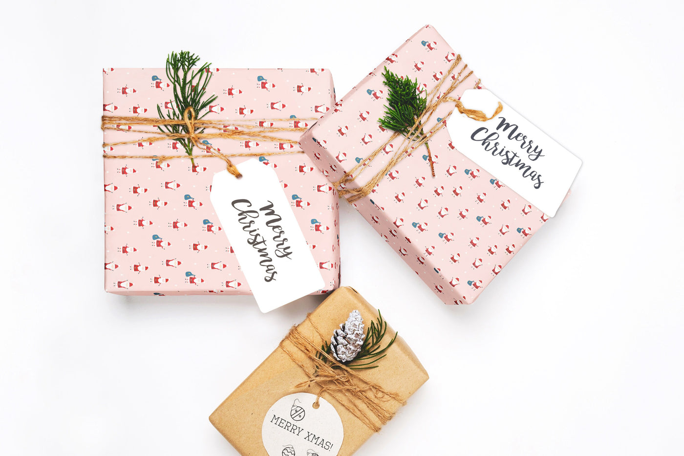 Christmas wrapping paper - Gift wrap sheets with fun boho pattern design - Holiday wrapping paper your Xmas gifts, Gifts, Best friend gifts