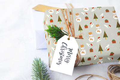 Wrapping Paper, Holiday gift wrap sheets with unique festive design perfect for gift giving, Xmas gifts, Christmas wrapping paper, 