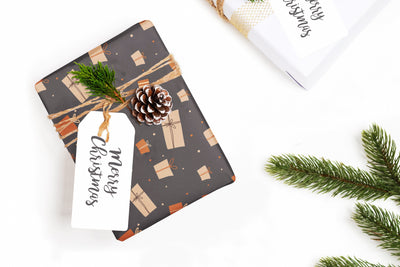 Wrapping Paper, Holiday gift wrap sheets with unique festive design perfect for gift giving, Xmas gifts, Christmas wrapping paper, 