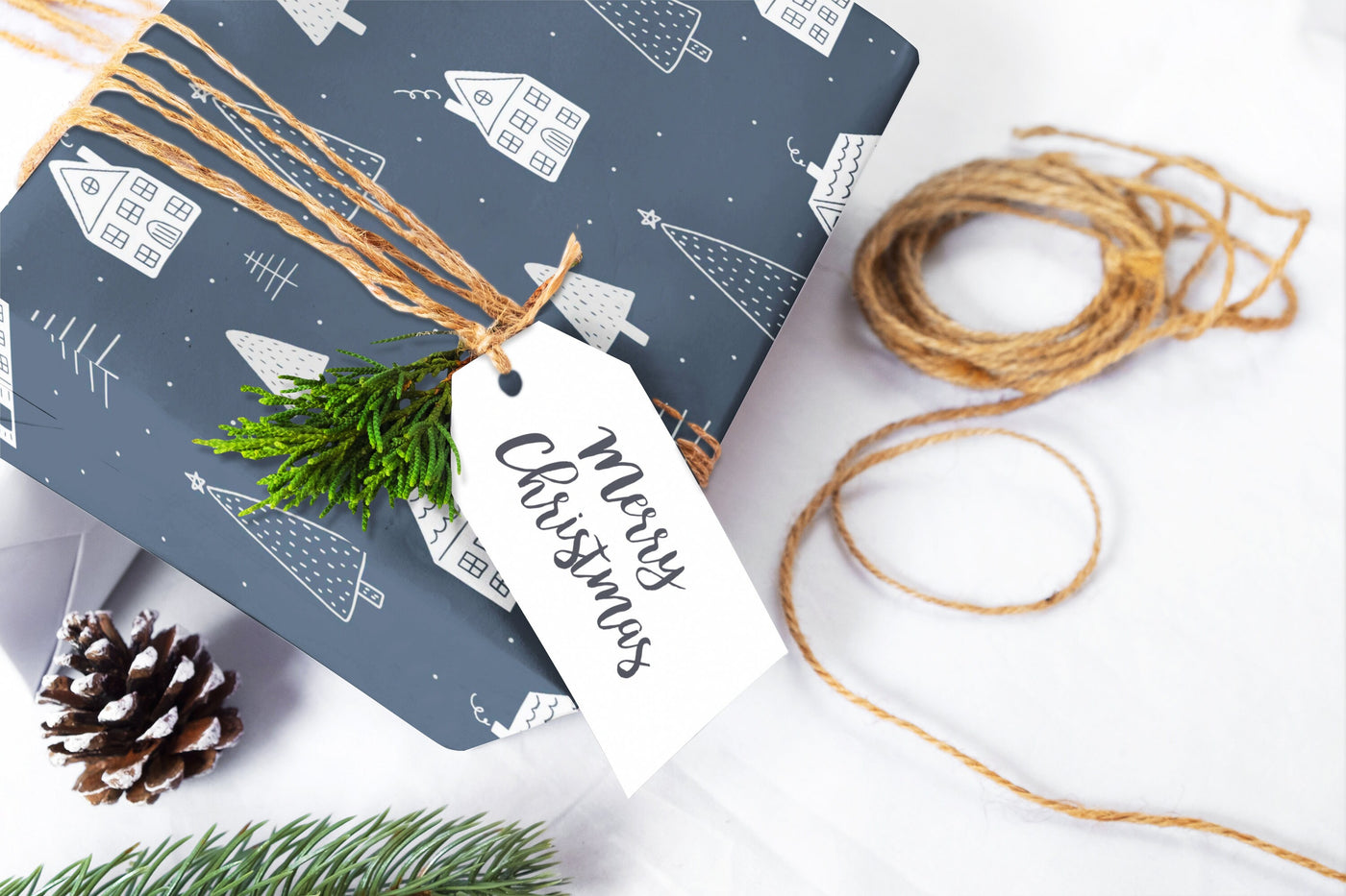 Christmas wrapping paper - Gift wrap sheets with fun boho pattern design - Holiday wrapping paper your Xmas gifts, Gifts, Best friend gifts