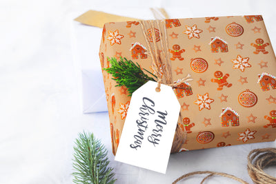 Wrapping Paper - Gift wrap sheets with fun boho pattern design - Holiday wrapping paper your Xmas gifts, Christmas Gifts, Best friend gifts