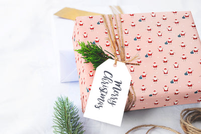 Christmas wrapping paper - Gift wrap sheets with fun boho pattern design - Holiday wrapping paper your Xmas gifts, Gifts, Best friend gifts