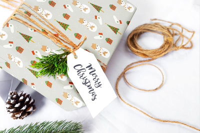 Wrapping Paper, Holiday gift wrap sheets with unique festive design perfect for gift giving, Xmas gifts, Christmas wrapping paper, 