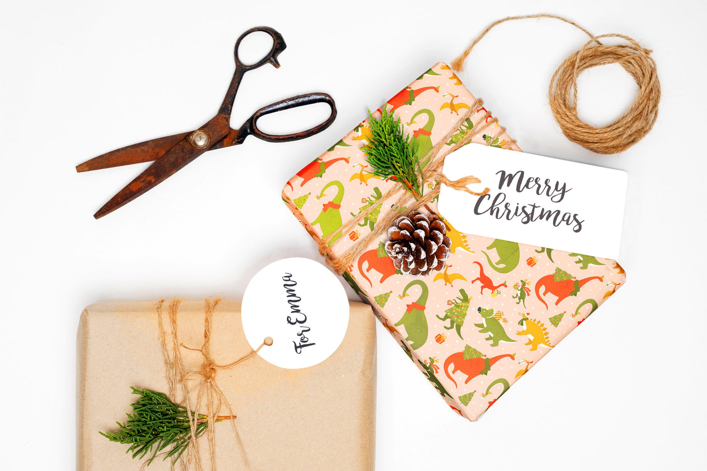 Christmas wrapping paper, Gift wrap sheets with fun boho pattern design, Holiday wrapping paper your Xmas gifts, Gifts, wps0097