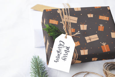 Wrapping Paper, Holiday gift wrap sheets with unique festive design perfect for gift giving, Xmas gifts, Christmas wrapping paper, 