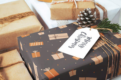 Wrapping Paper, Holiday gift wrap sheets with unique festive design perfect for gift giving, Xmas gifts, Christmas wrapping paper, 