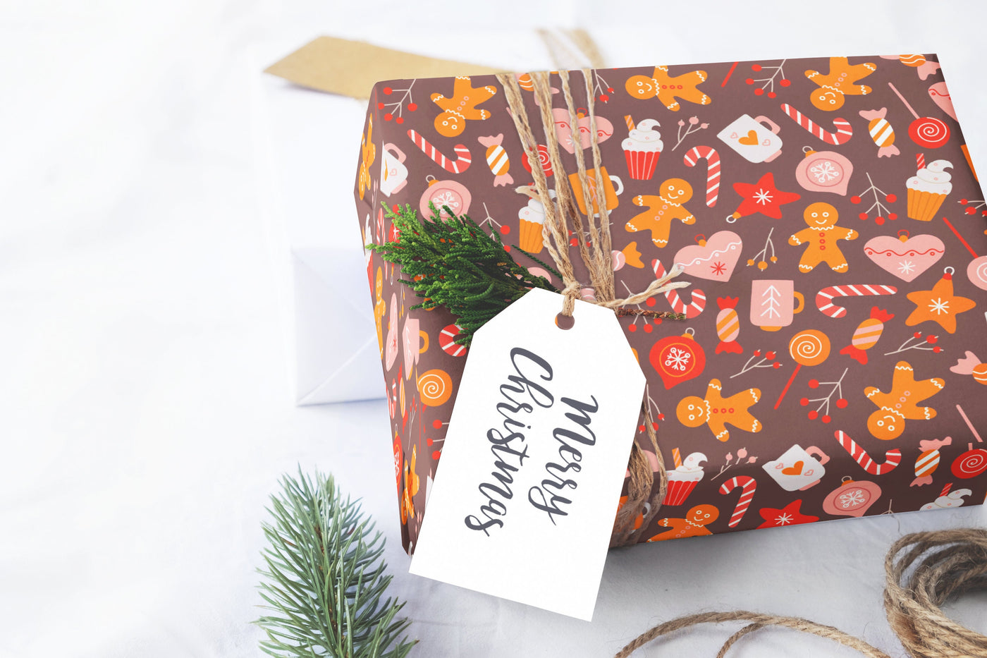 Christmas wrapping paper - Gift wrap sheets with fun boho pattern design - Holiday wrapping paper your Xmas gifts, Gifts, Best friend gifts