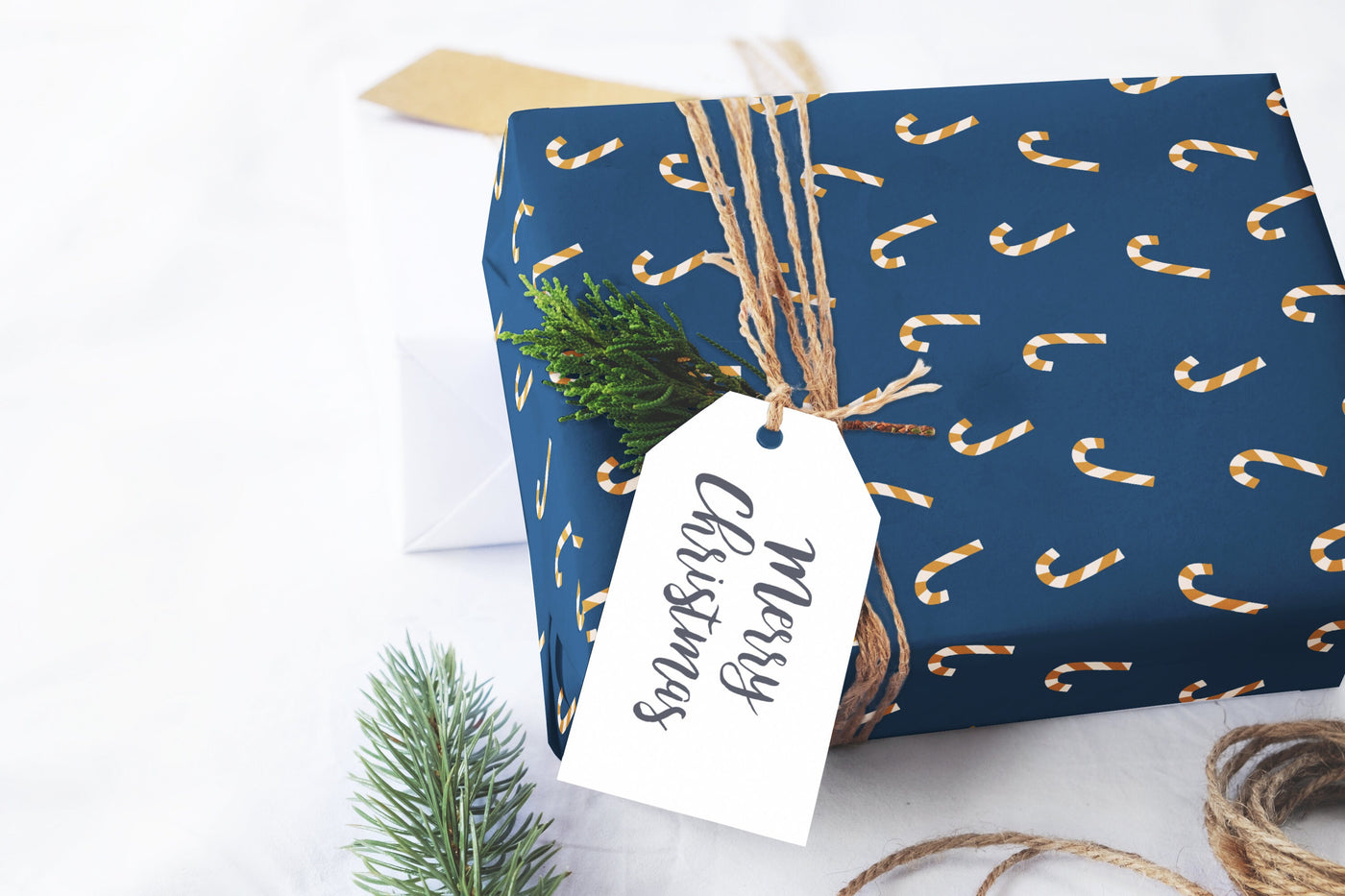 Wrapping paper, Boho holiday pattern, Xmas gift wrap sheets, Candy Cane Christmas wrap, Wrapping paper rolls for corporate gifts, wps0142