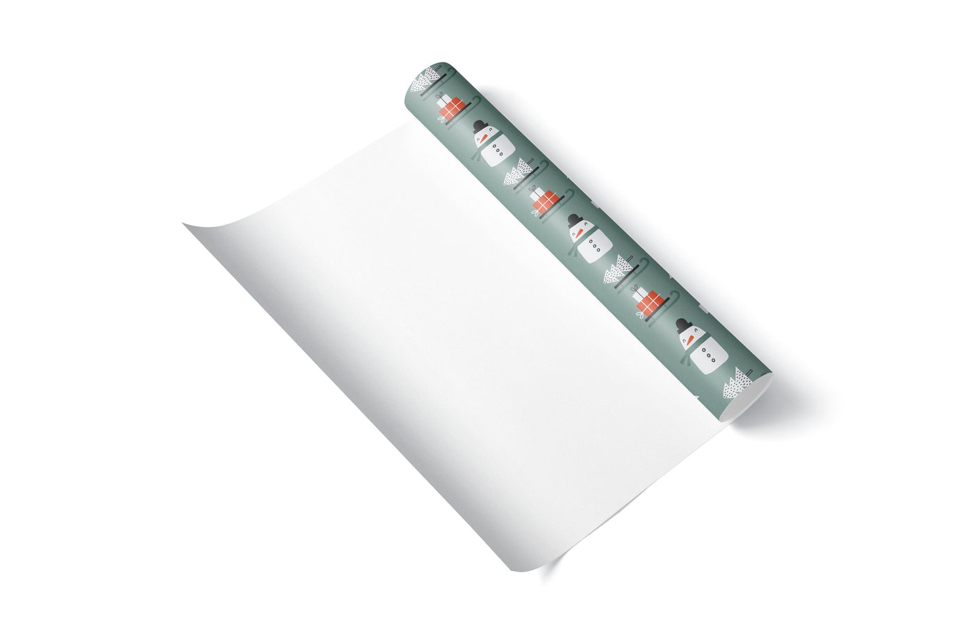 Wrapping paper, Boho holiday pattern, Xmas gift wrap sheets, Snowman Christmas wrap, Wrapping paper rolls for corporate gifts, wps0152