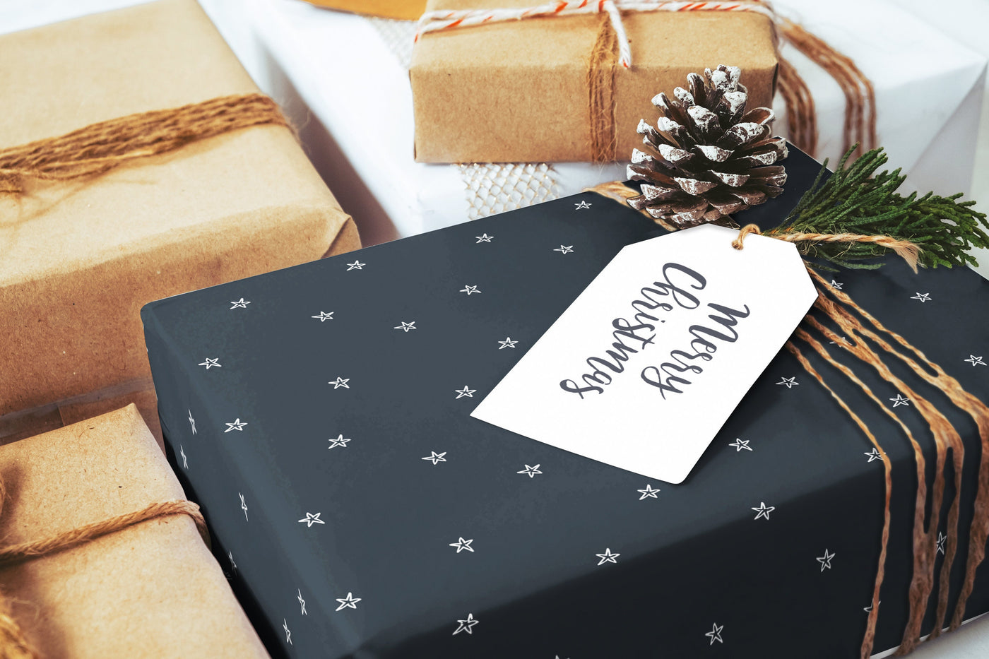 Gift Wrap, Stars at Night