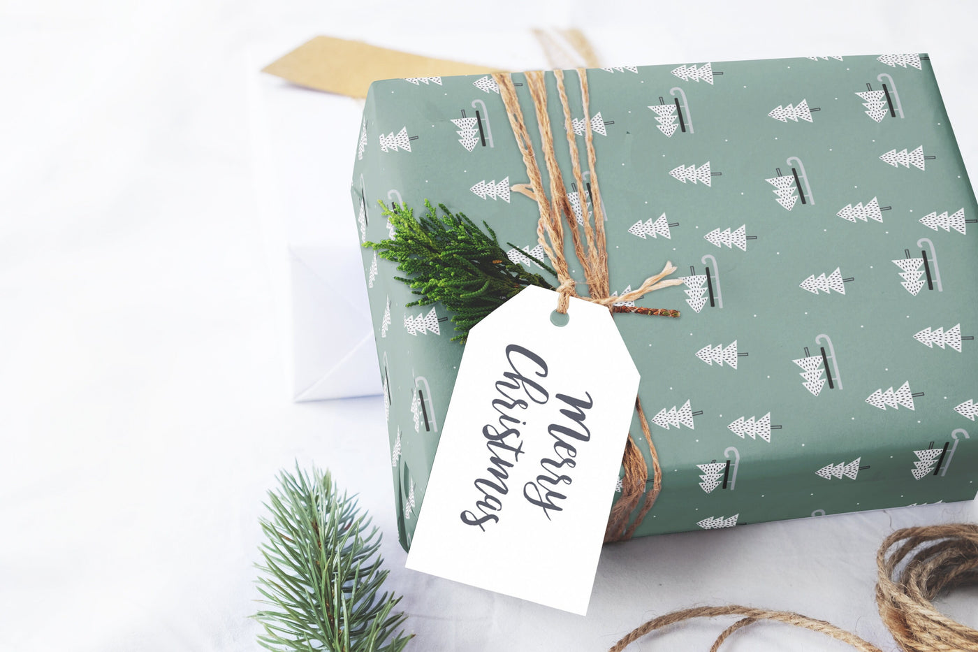 Wrapping paper, Boho holiday pattern, Xmas gift wrap sheets, Christmas wrap, Wrapping paper rolls for corporate gifts, wps0160