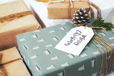 Wrapping paper, Boho holiday pattern, Xmas gift wrap sheets, Christmas wrap, Wrapping paper rolls for corporate gifts, wps0160