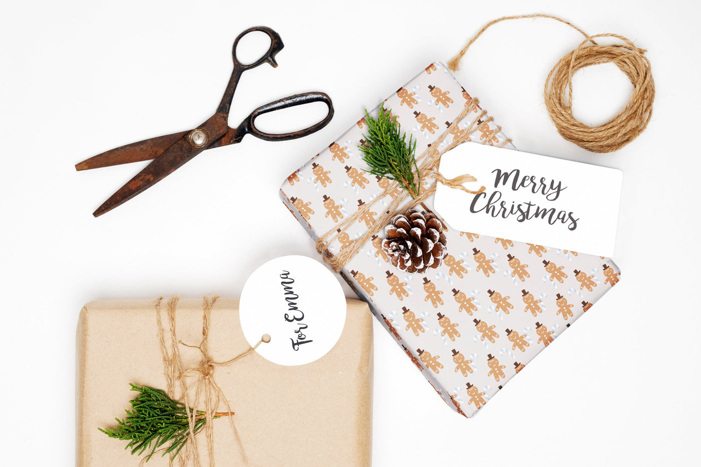 Christmas wrapping paper, Gift wrap sheets with fun boho pattern design, Holiday wrapping paper Xmas gifts, Gifts, Secret Santa, wps0180