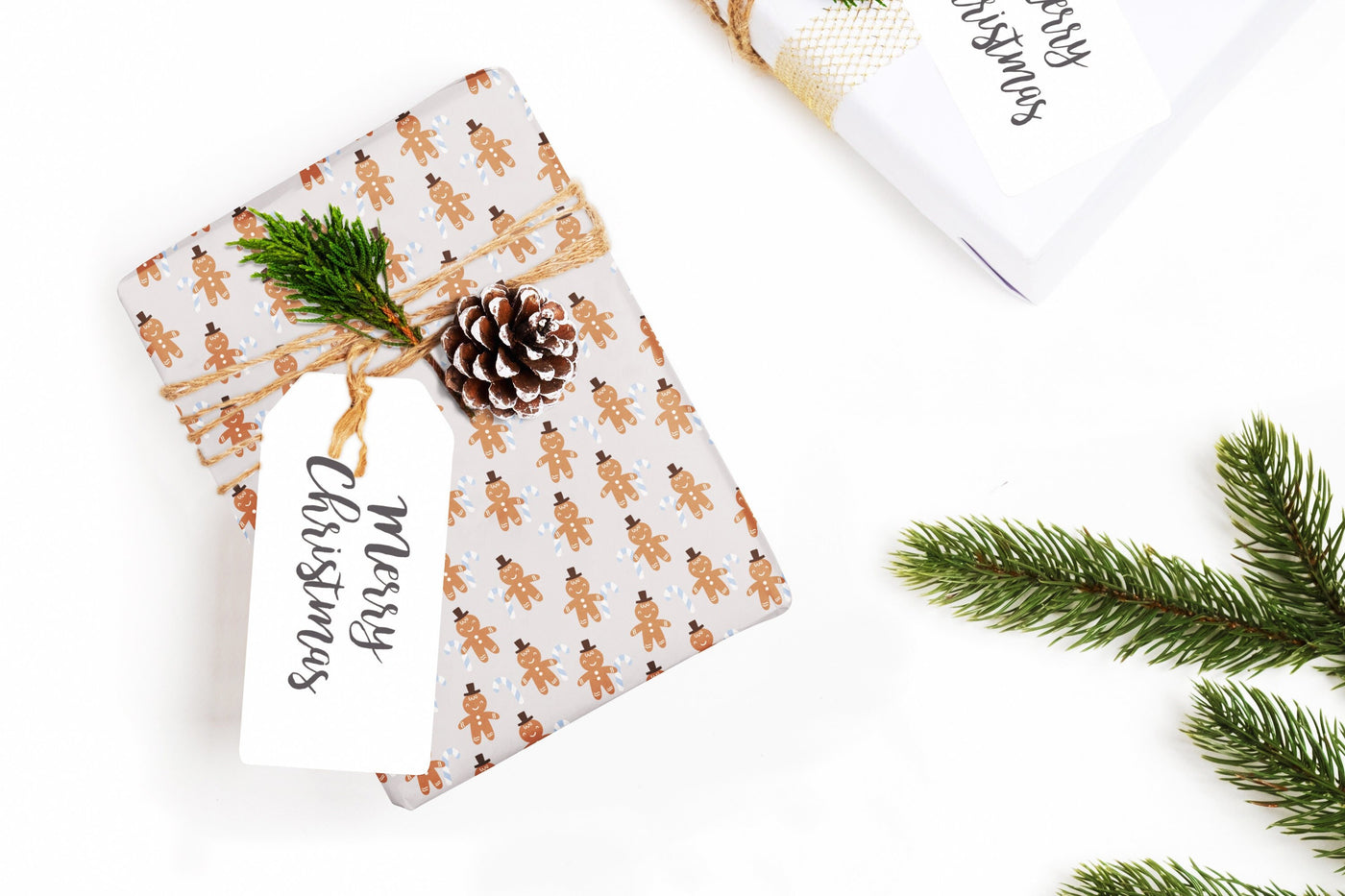 Christmas wrapping paper, Gift wrap sheets with fun boho pattern design, Holiday wrapping paper Xmas gifts, Gifts, Secret Santa, wps0180