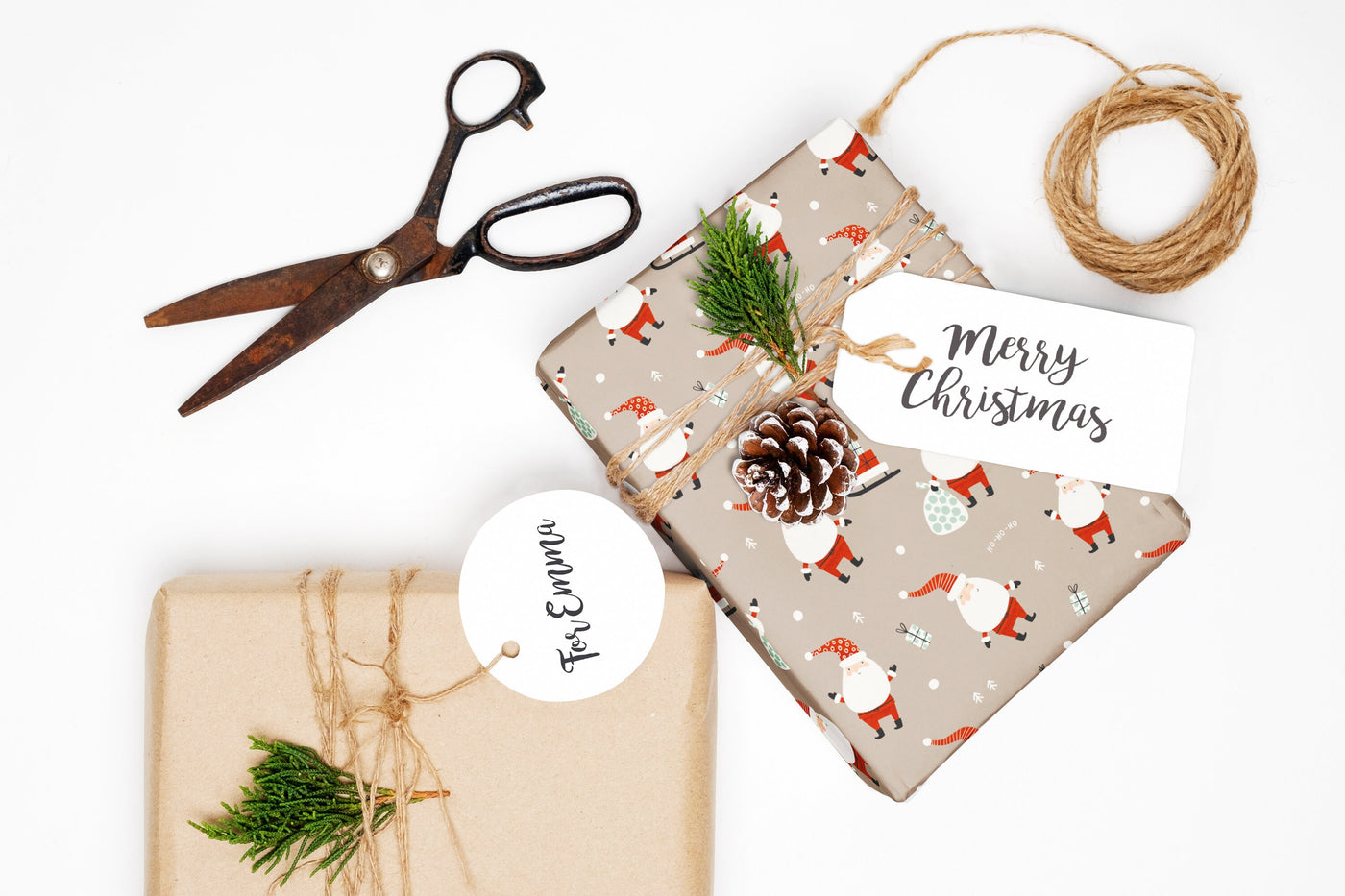 Christmas wrapping paper, Gift wrap sheets with fun boho pattern design, Holiday wrapping paper Xmas gifts, Gifts, Secret Santa, wps0217