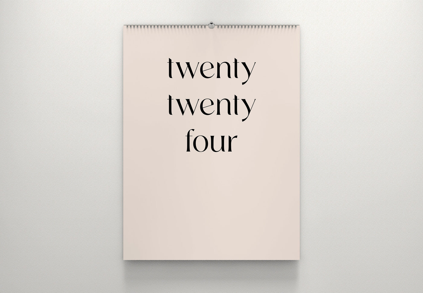2024 Wall Calendar, 11x14, Appointment Wall Planner, Neutral beige home and office decor, Minimal modern design, Gift for her (cal0132-1)